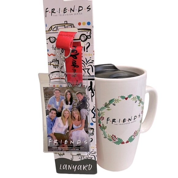 Warner Bros. Other - Friends Travel Ceramic Cup & Lanyard Holder for ID Badges